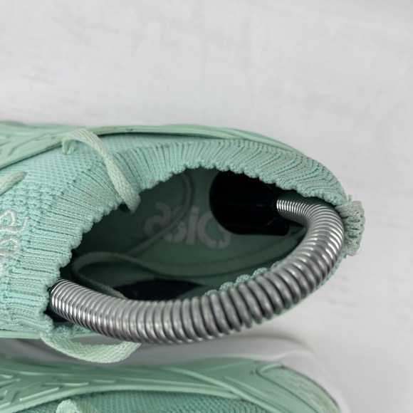 Asics Womens Gel Nimbus 24 1012B201 Green Running Shoes Sneakers Size 7 - Picture 12 of 16